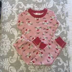 Hanna Andersson holiday cat pjs, SZ 90/3T